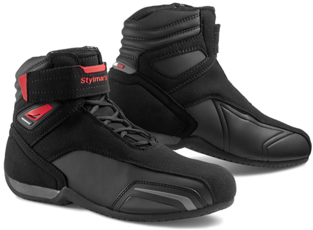 Stylmartin Vector Chaussures de moto Noir Rouge 40
