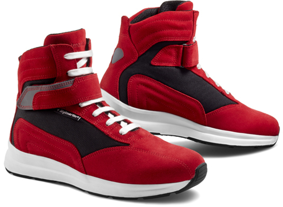 Image of Stylmartin Audax Chaussures de moto Noir Rouge 40