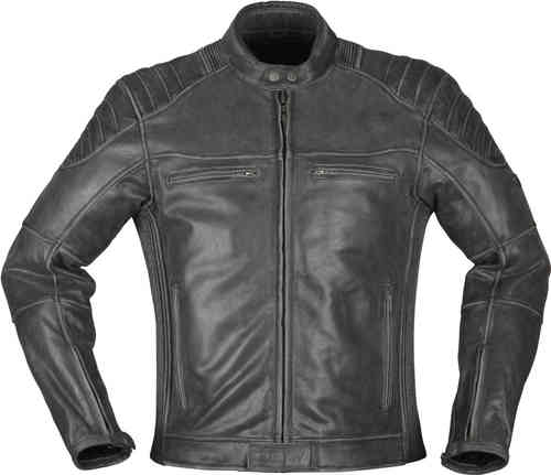 Modeka Vincent Aged Chaqueta Leater de motocicleta Negro 6XL