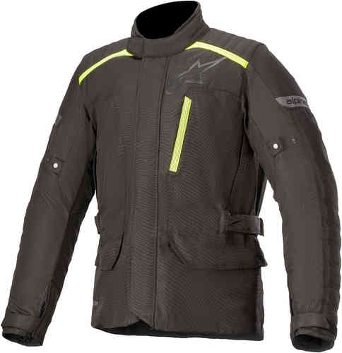 Alpinestars Gravity Drystar Chaqueta textil para motocicletas Negro Amarillo 3XL