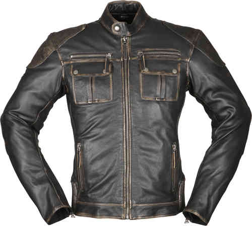 Modeka Carlson Chaqueta Leater de motocicleta Marrón 2XL