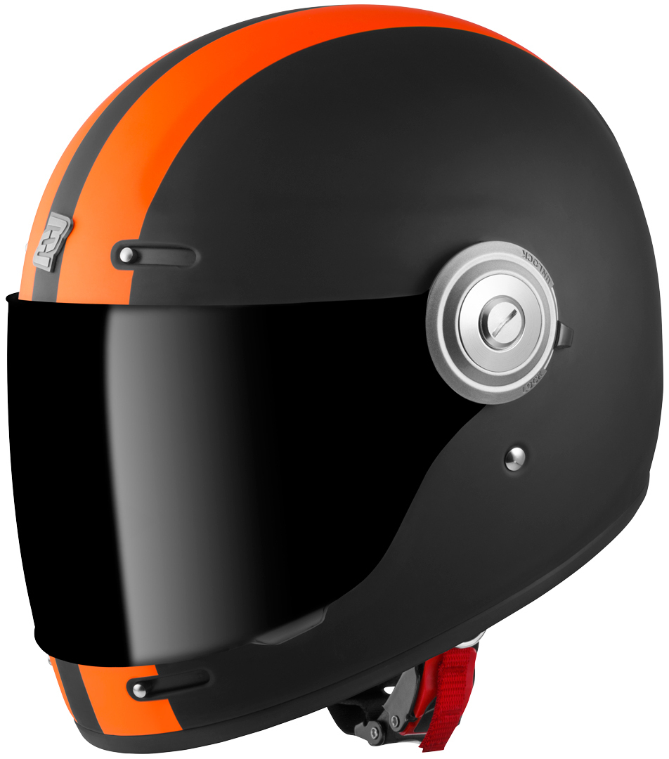 Bogotto V135 D-R2 Casque Noir Orange XS