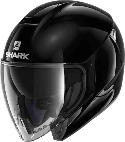 Shark CityCruiser Blank Jethelm Negro S