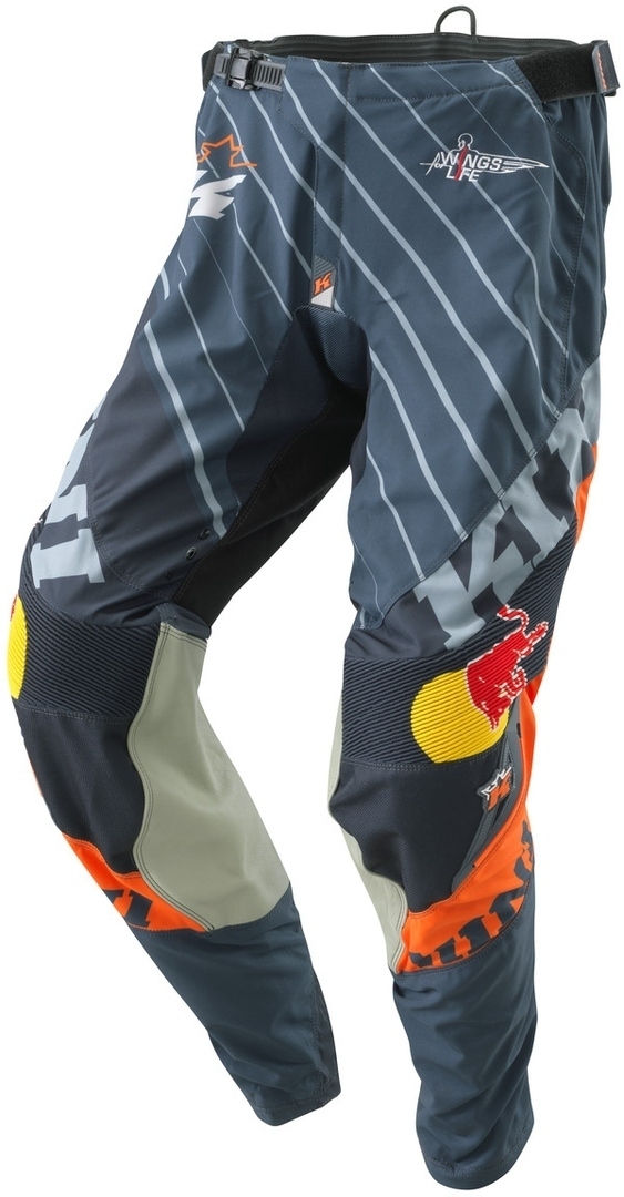 Image of Kini Red Bull Competition OWG Pantalon Motocross Gris Orange 30