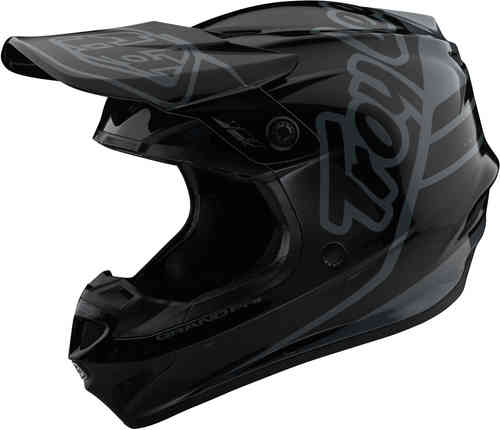 Troy Lee Designs GP Silhouette Casco de Motocross Negro Gris XS