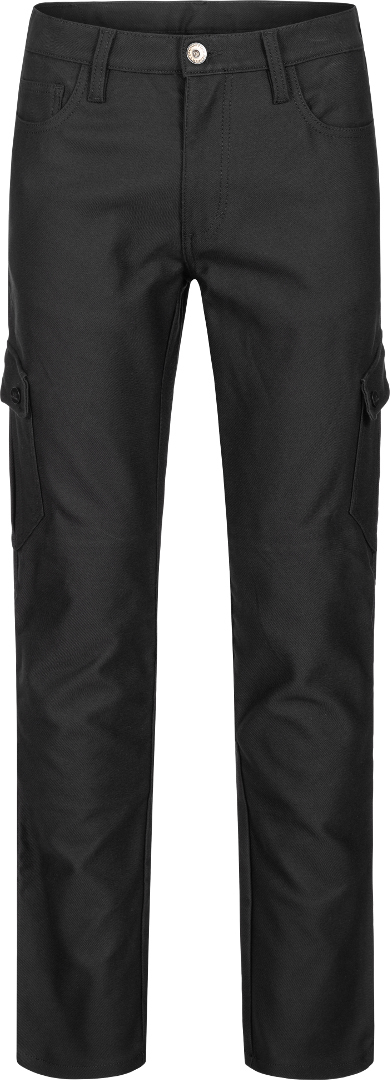 Image of Rokker Black Jack Slim Pantalon textile de moto Noir 28