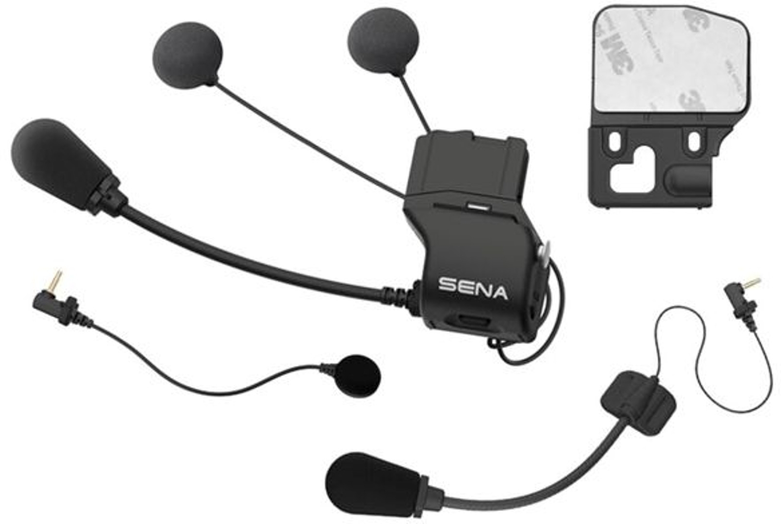 Image of Sena 20S / 20S Evo / 30K Kit étroit de pince de casque Noir unique taille