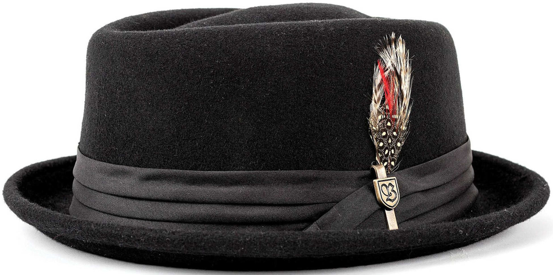 Brixton Stout Pork Pie Chapeau Noir S