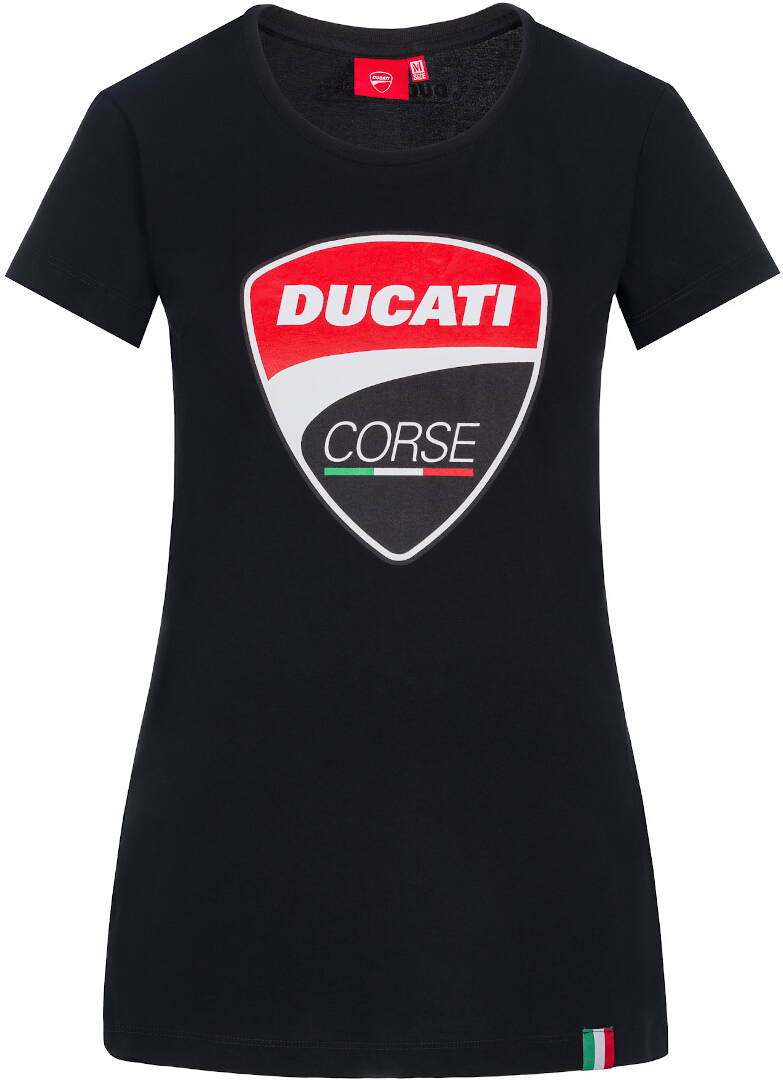 GP-Racing Ducati Corse Big Logo T-shirt Dames Noir XS