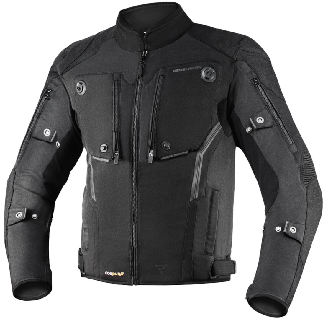 Image of Rebelhorn Borg Veste textile de moto Noir XS