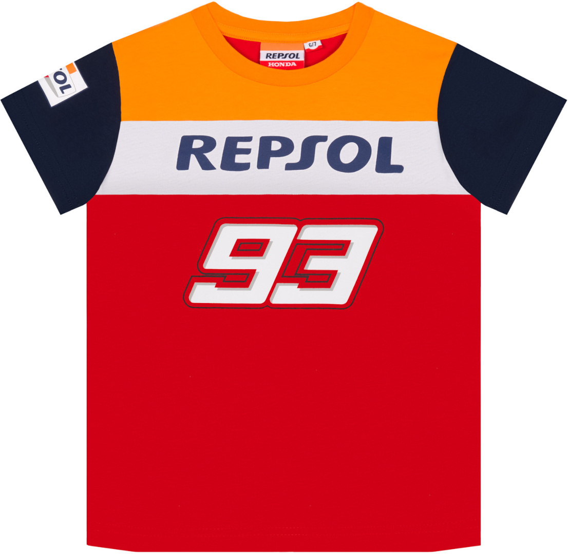 GP-Racing Repsol Dual 93 T-shirt pour enfants Blanc Rouge Bleu 2 - 3