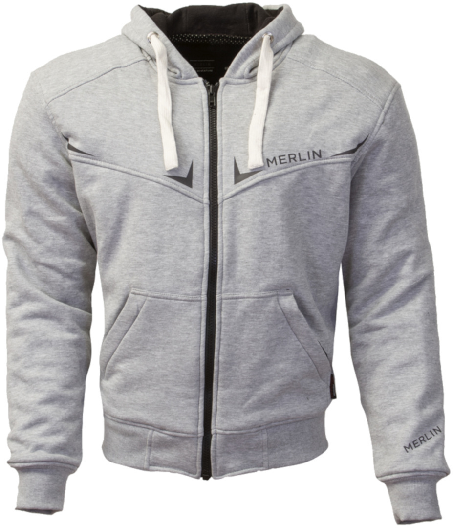 Merlin Easton Sweat à capuche de moto Gris S