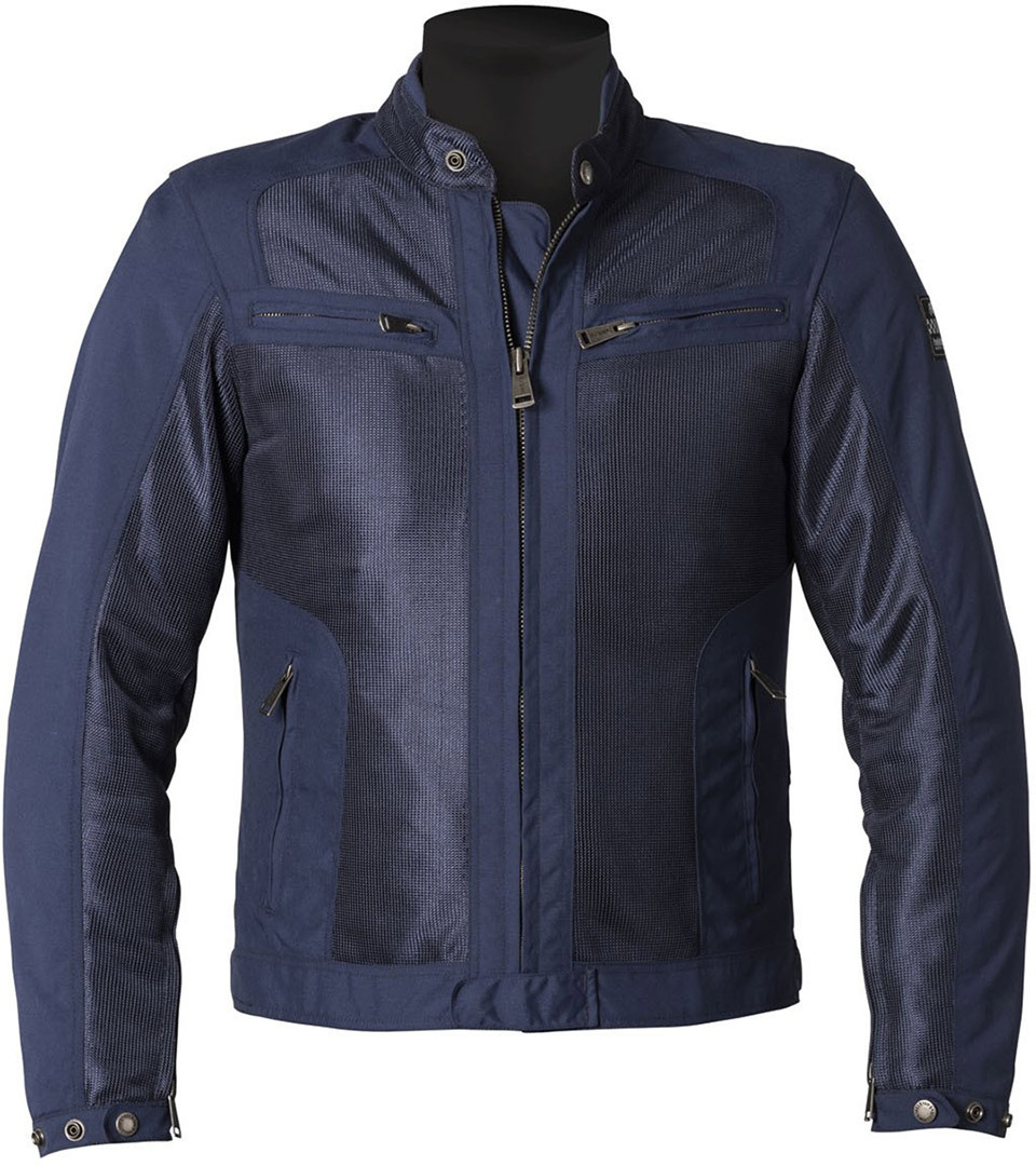 Helstons Spring Veste textile de moto Bleu S
