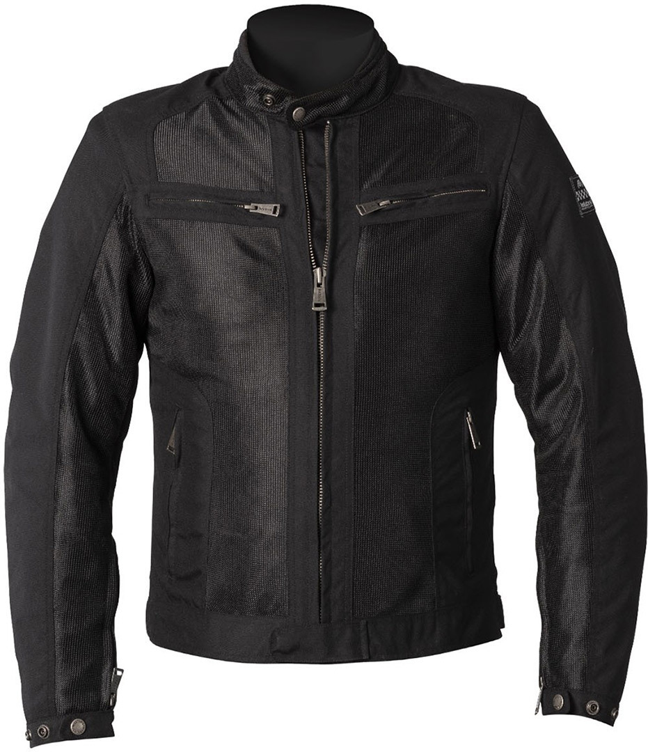 Helstons Spring Veste textile de moto Noir S