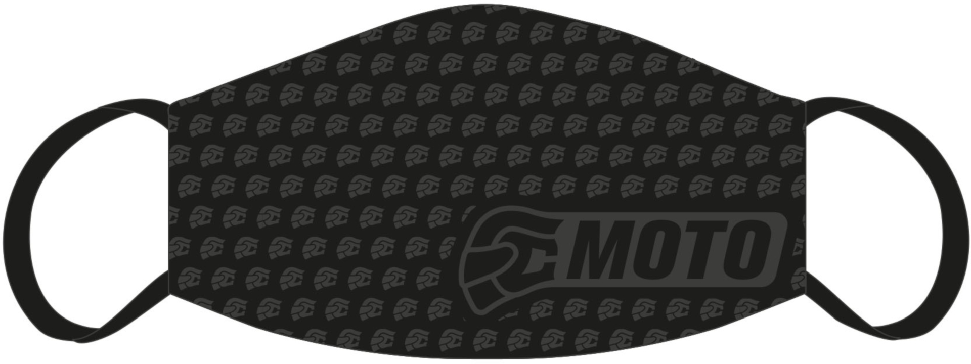 FC-Moto Masque facial Noir unique taille