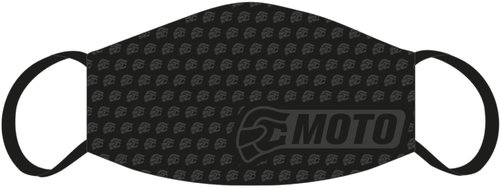 FC-Moto Facemask Negro un tamaño