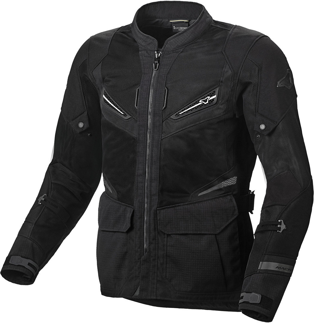 Image of Macna Aerocon Veste textile de moto Noir M