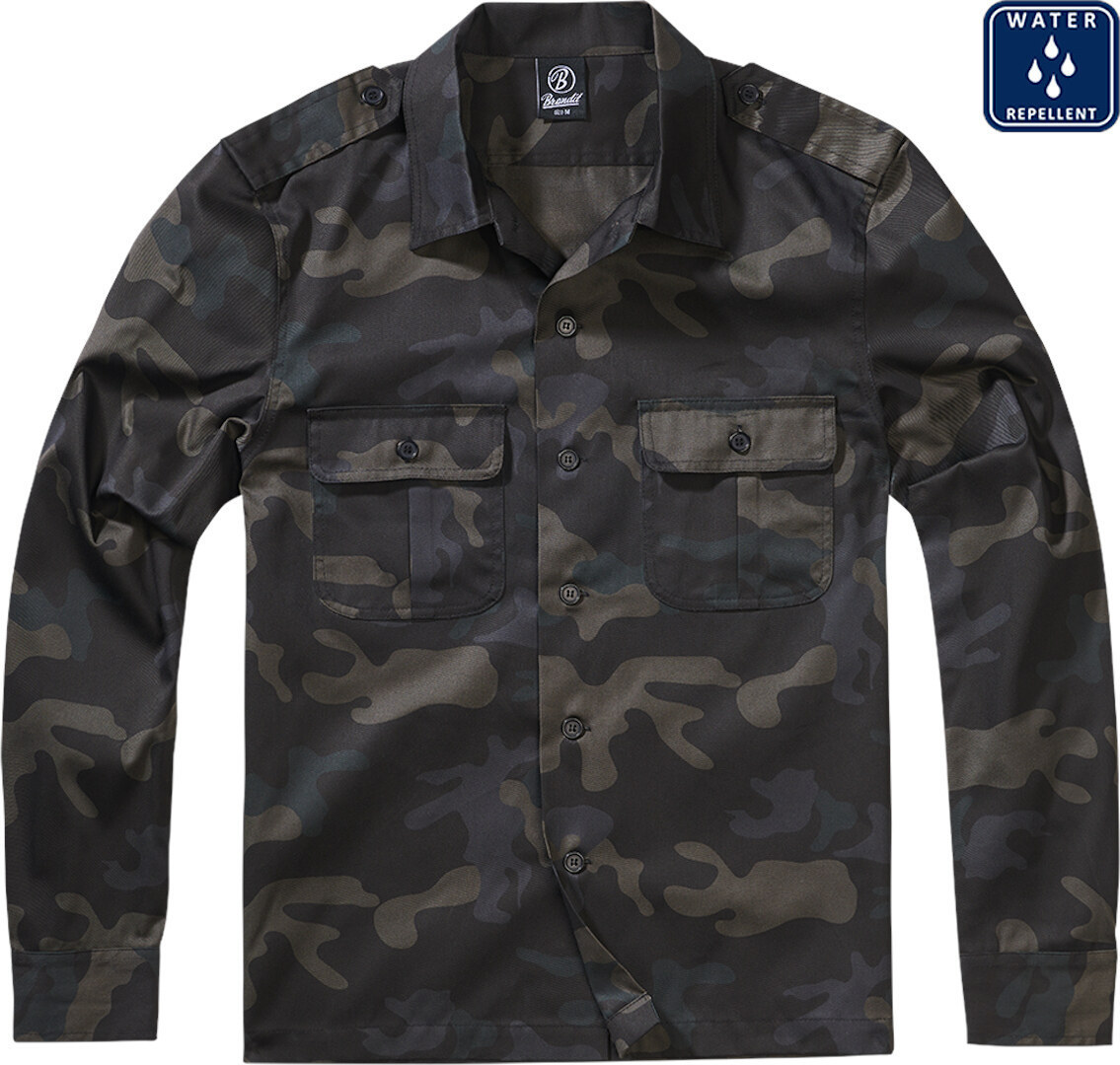 Brandit US Chemise longsleeve Multicolore S