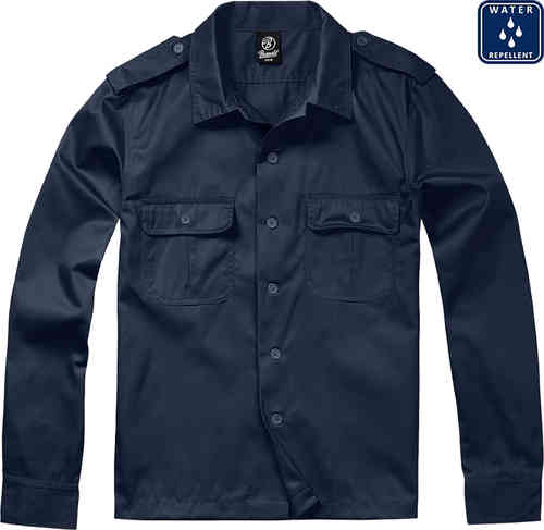 Brandit US camisa de manga larga Azul 4XL