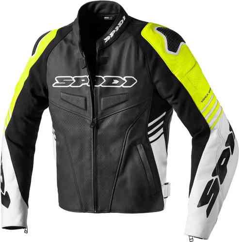 Spidi Track Warrior Chaqueta textil para motocicletas Negro Amarillo 48
