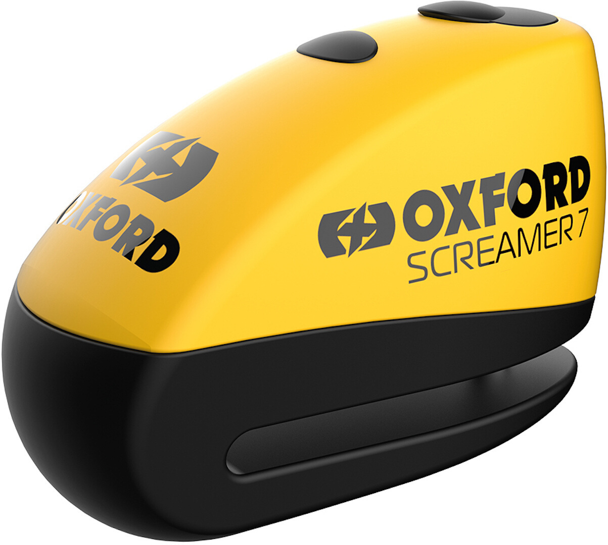 Oxford Screamer 7 Verrouillage de disque d’alarme Jaune unique taille