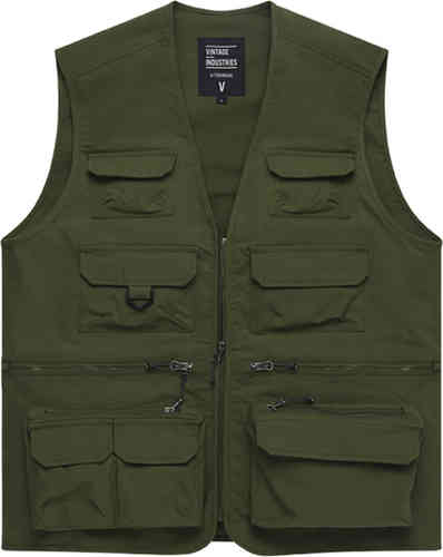 Vintage Industries Legend chaleco Verde S