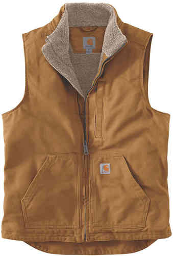 Carhartt Duck Mock Neck chaleco Marrón XL