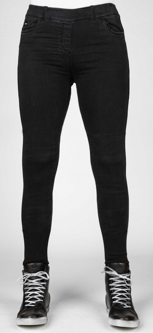 Image of Bull-it Fury Evo Jeans de moto de dames Noir Gris 34