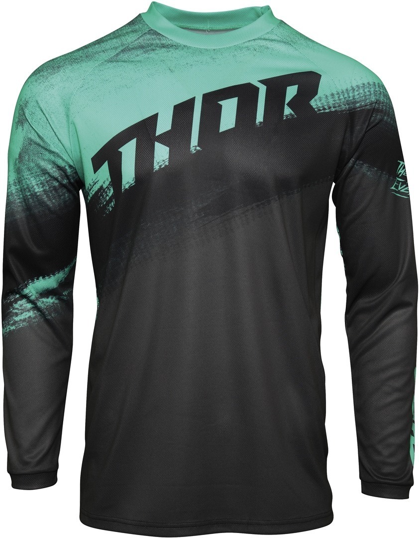 Thor Sector Vapor Maillot motocross Gris Vert XL