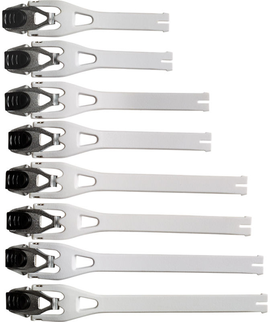 Fox Comp5/5Y/3Y Ensemble de fermeture de Motocross Blanc unique taille