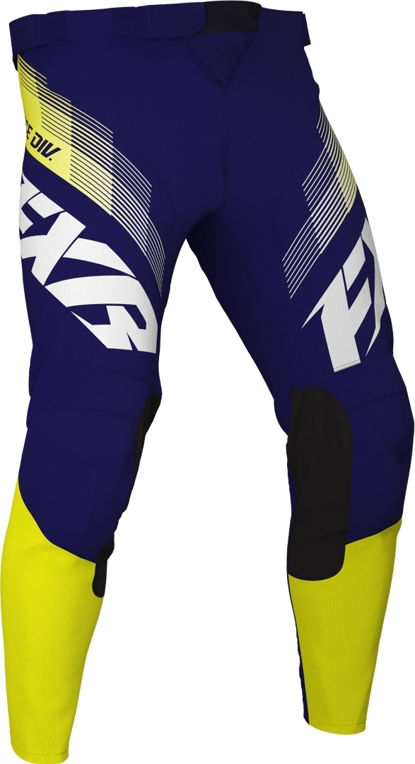 FXR Clutch MX Gear Pantalon motocross pour les jeunes Blanc Bleu XL