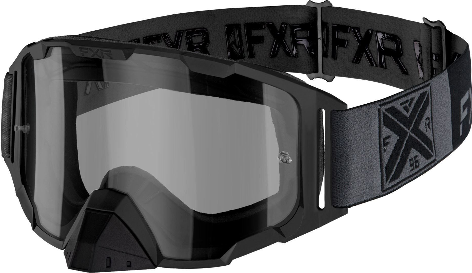 FXR Maverick MX Gear Lunettes de motocross Noir unique taille