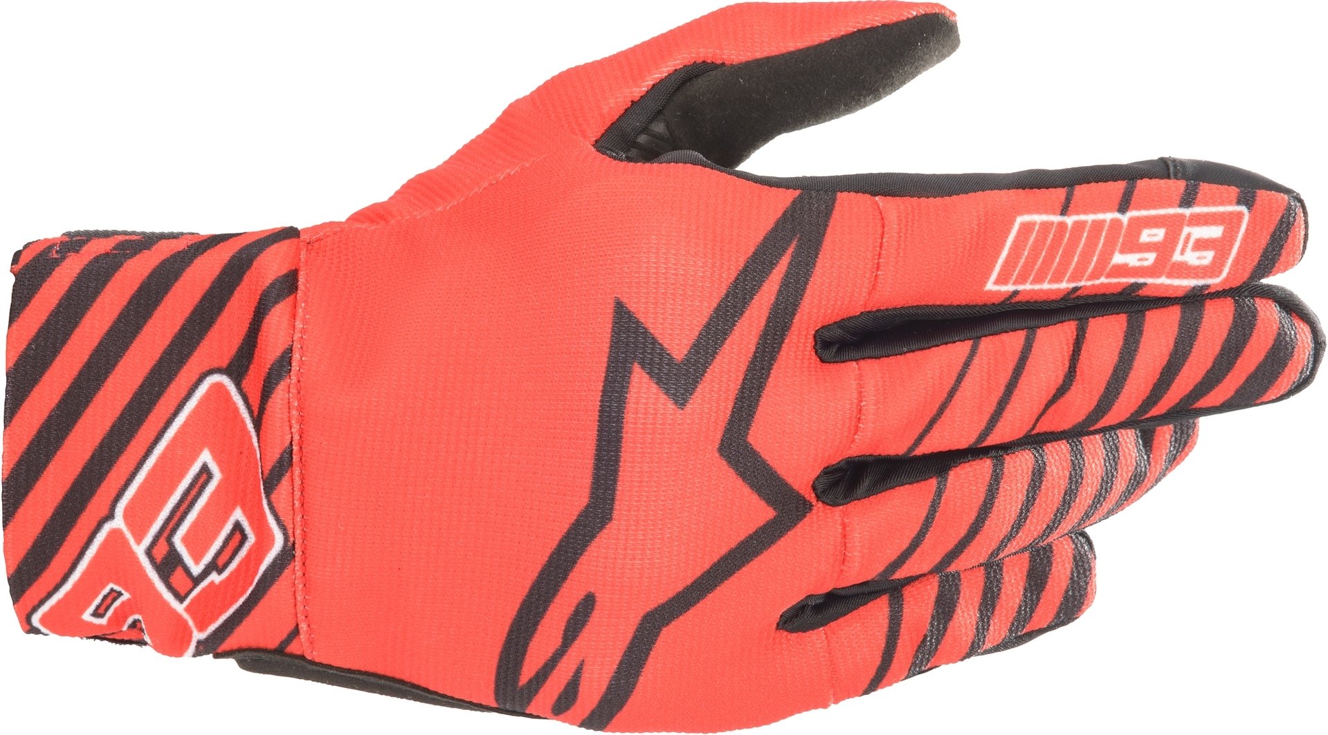 Alpinestars MM93 Aragon Stripe Gants de moto Noir Blanc Rouge S