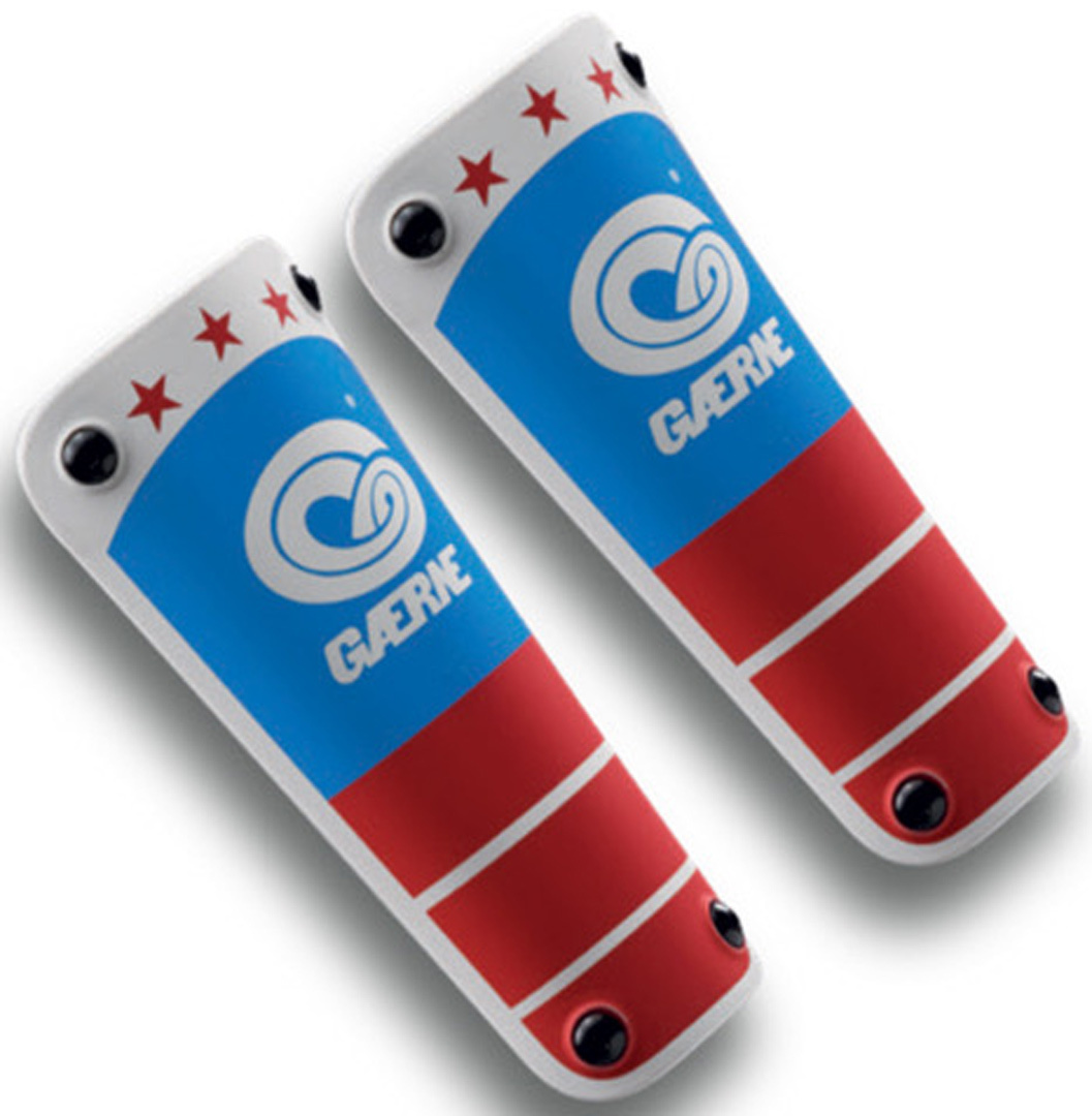 Gaerne GMX Mach 80 Kit Protecteurs de tibia Rouge Bleu