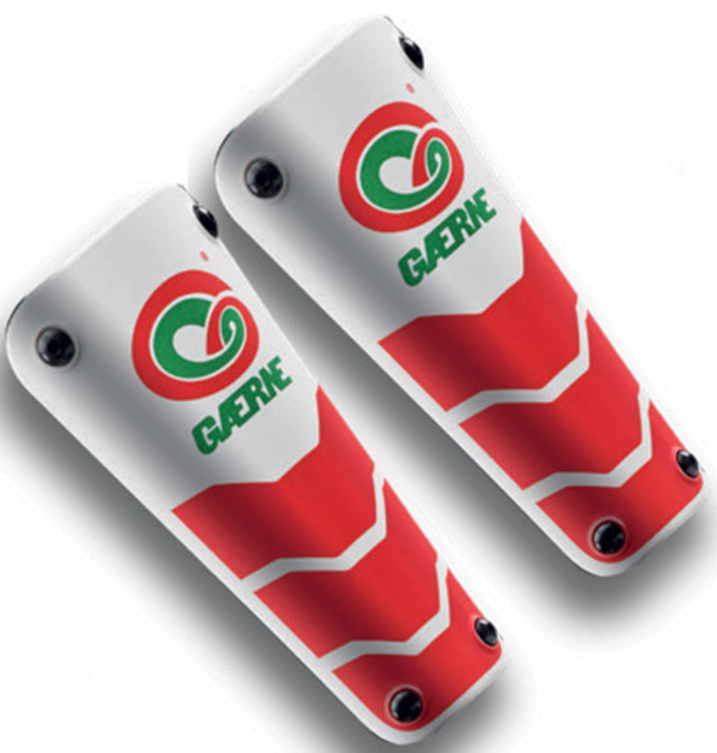 Gaerne GMX Mach 80 Kit Protecteurs de tibia Blanc Rouge