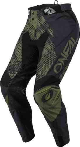 Oneal Mayhem Covert Pantalones de Motocross Negro Verde 36