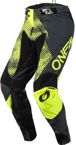 Oneal Mayhem Covert Pantalones de Motocross Gris Amarillo 30