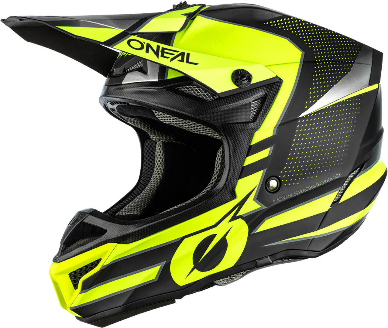 Image of Casque cross O'Neal 5 SERIES - SLEEK - BLACK NEON YELLOW MATT 2021