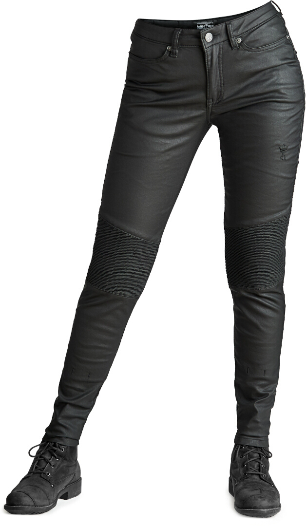 Image of Pando Moto Kusari Kev 01 Jeans de moto de dames Noir 26