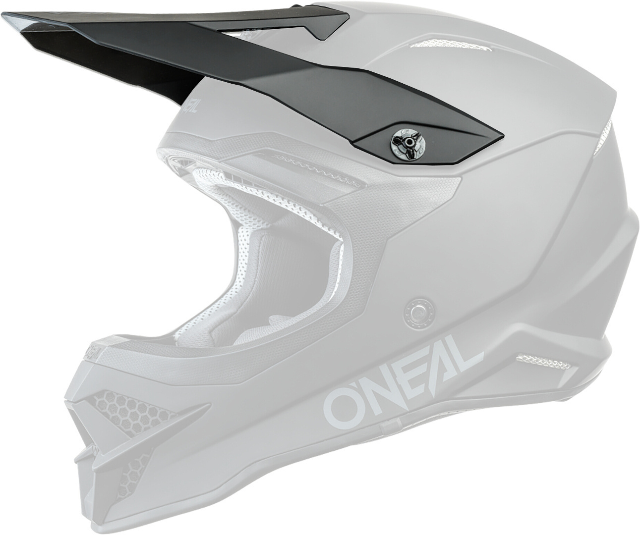 Oneal 3Series Solid Pic casque Noir unique taille
