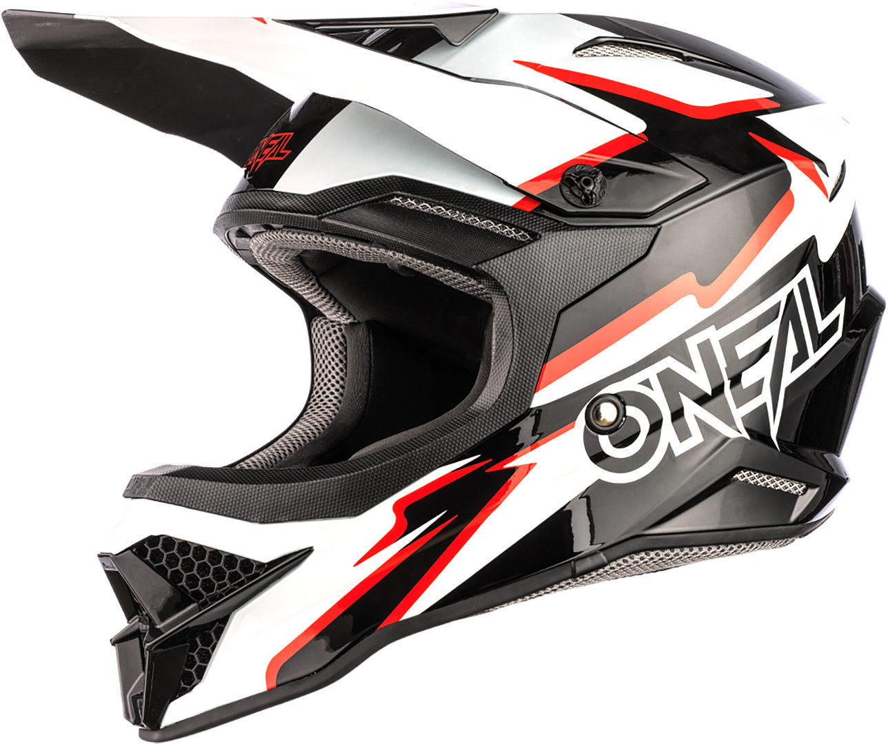Image of Casque cross O'Neal SERIES 3 - VOLTAGE - BLACK WHITE GLOSSY 2023