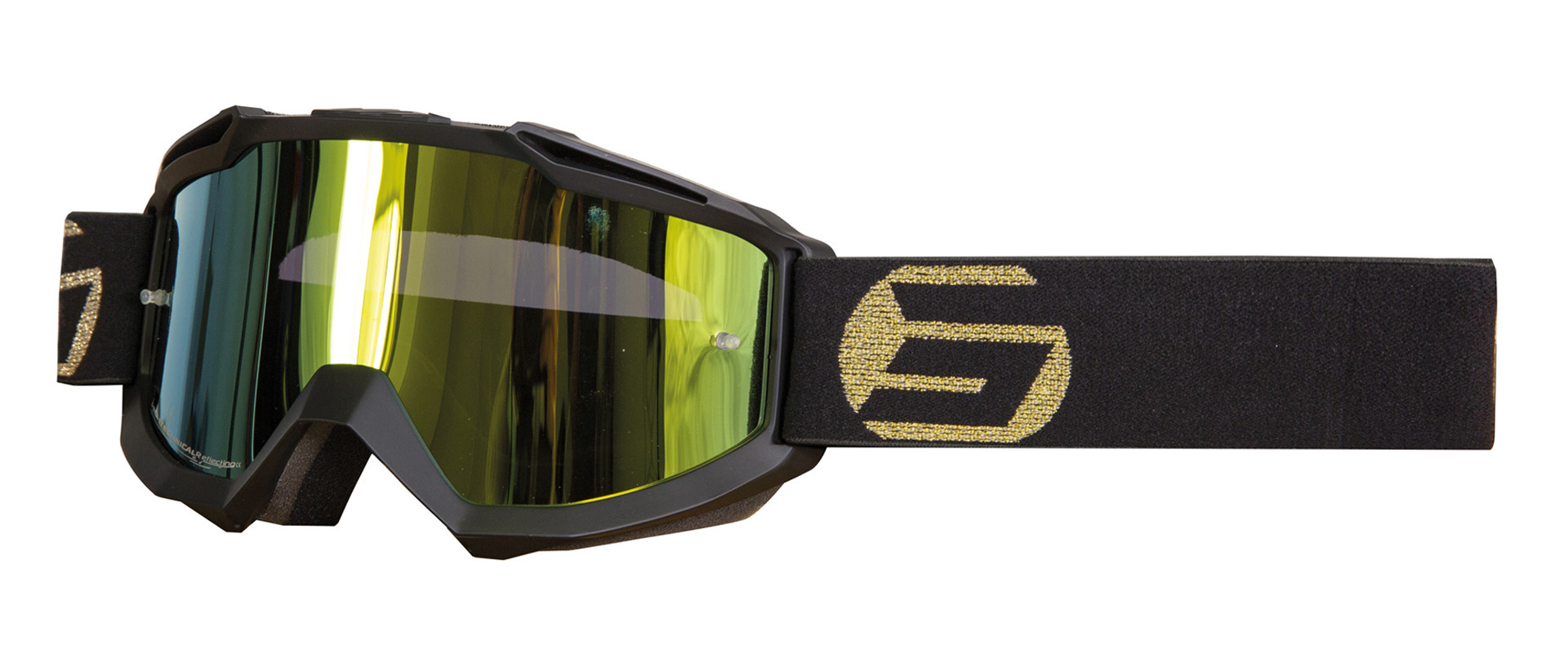 Shot Iris Fashion Lunettes de motocross Or unique taille
