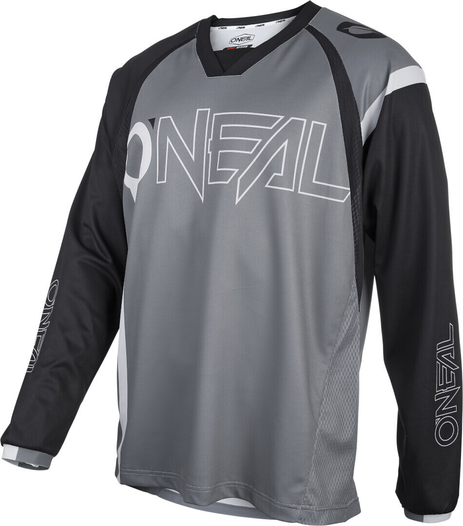 Oneal Element Hybrid FR Maillot de vélo Noir Gris S