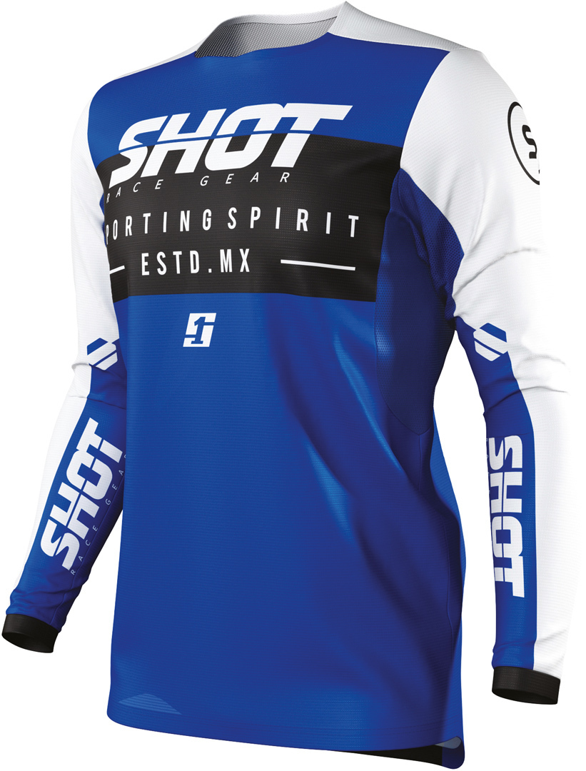 Shot Contact Spirit Maillot motocross Bleu S