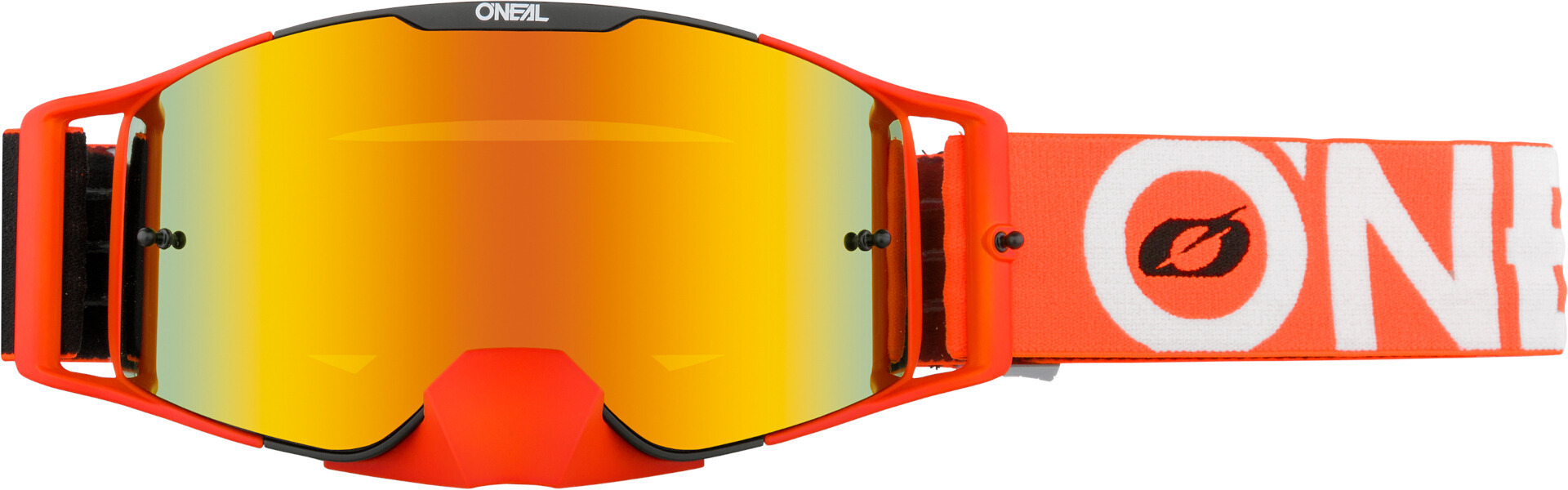 Oneal B-30 Bold Lunettes de motocross Noir Orange unique taille