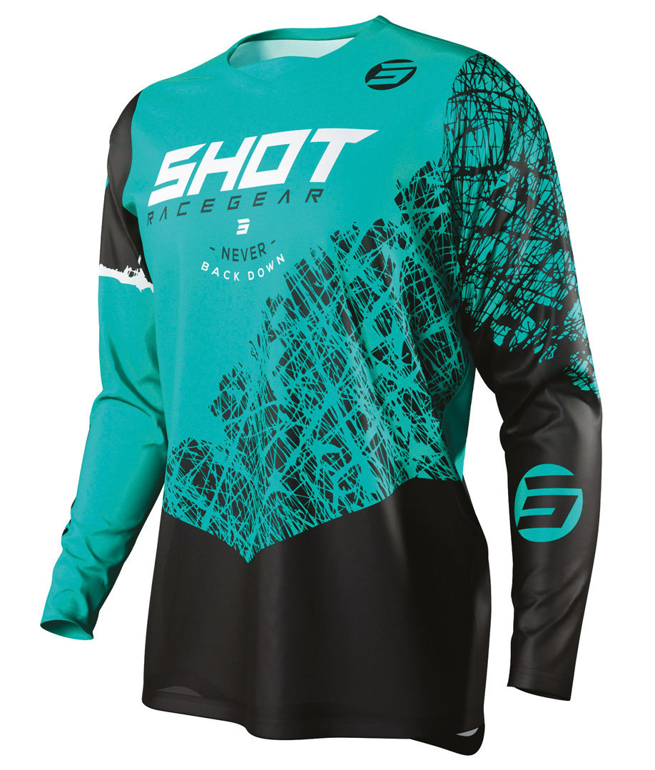 Shot Devo Storm Maillot motocross Vert S