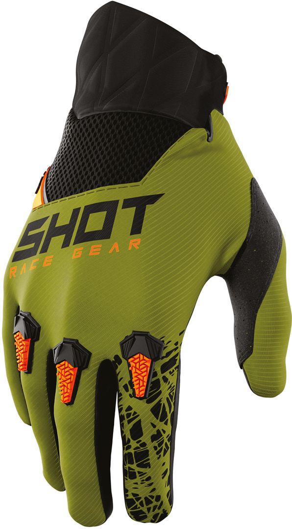 Shot Devo Storm Gants de Motocross Vert M L