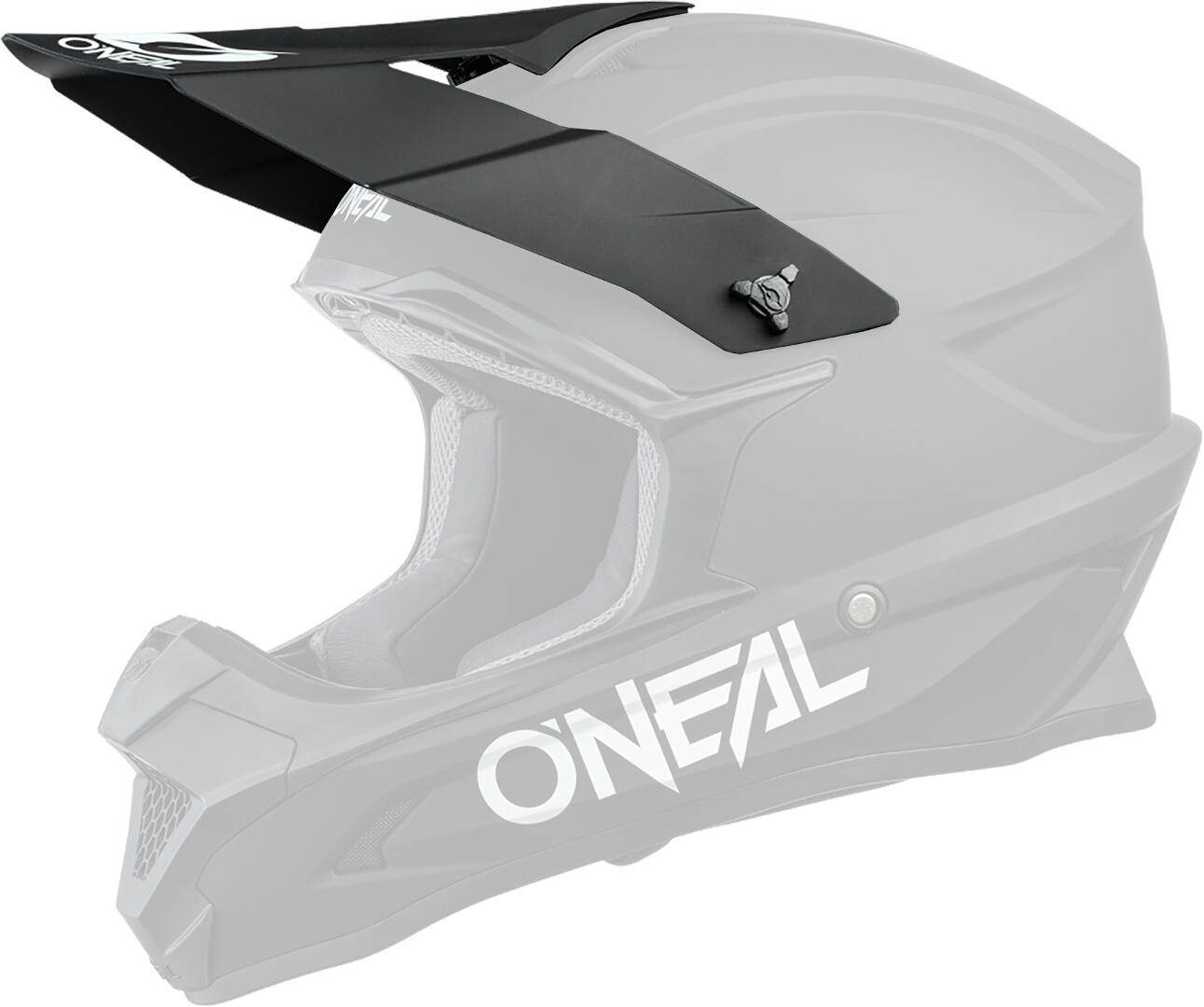 Oneal 1Series Solid Pic casque Noir unique taille