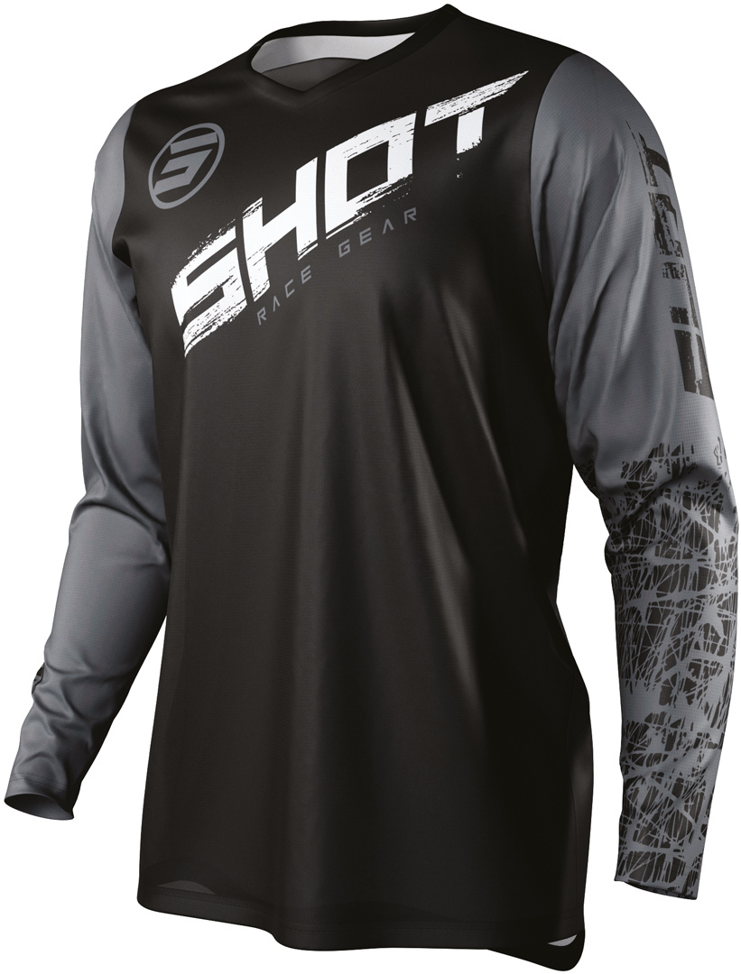 Shot Devo Slam Maillot motocross Gris S