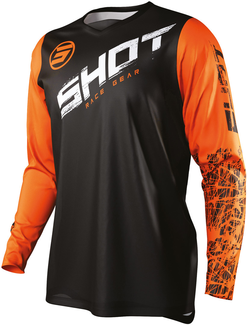 Shot Devo Slam Maillot motocross Orange S